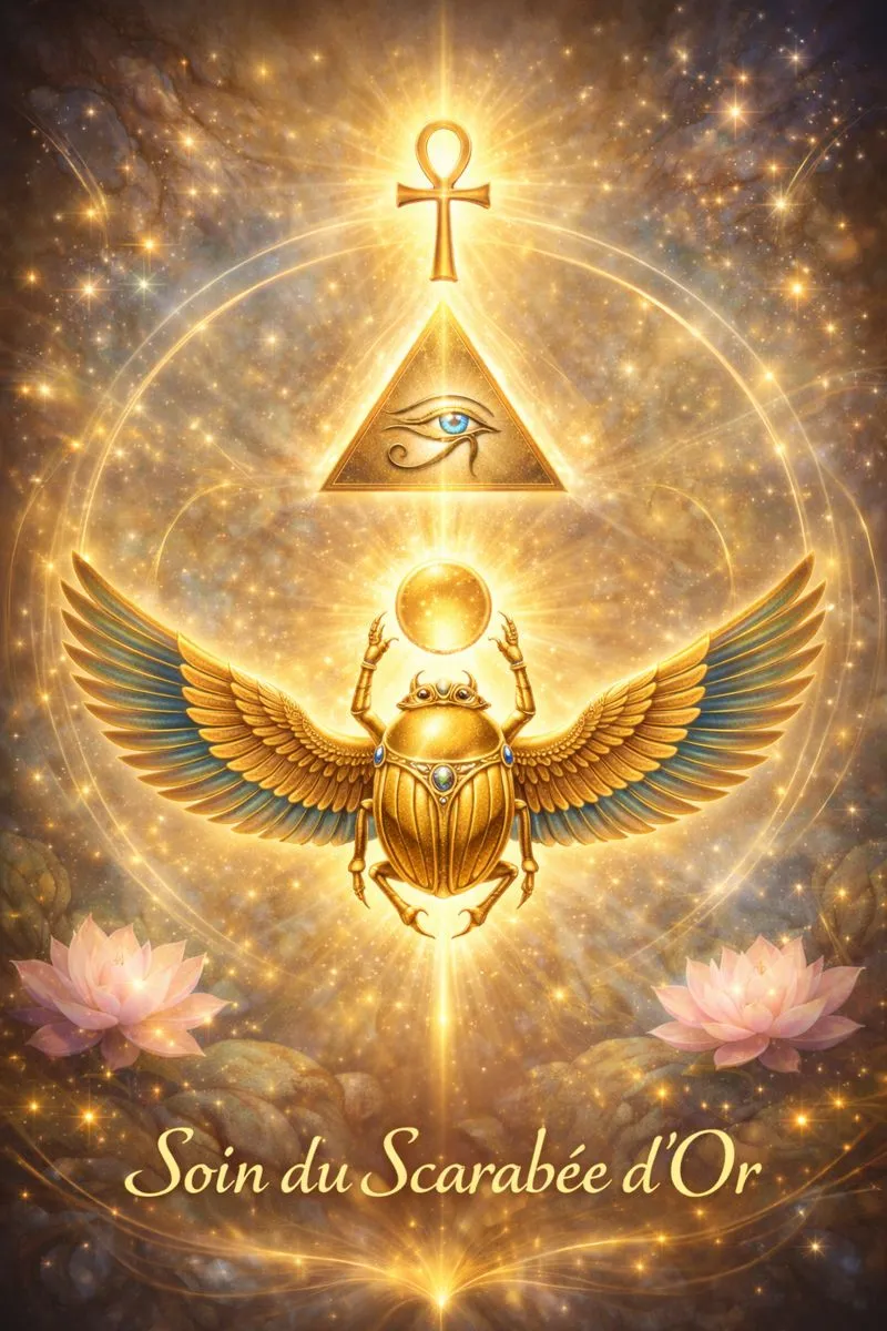 Affiche Soin du Scarabée d'or